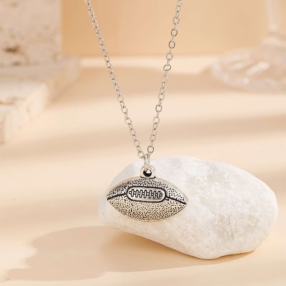 1 Piece Silvery Jesus Theme Pendant