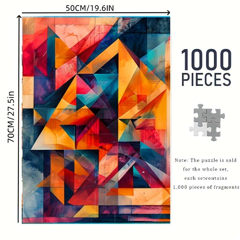 1000pcs Art Jigsaw Puzzle for Adults Durable Seamless Portable Skill-Boosting V