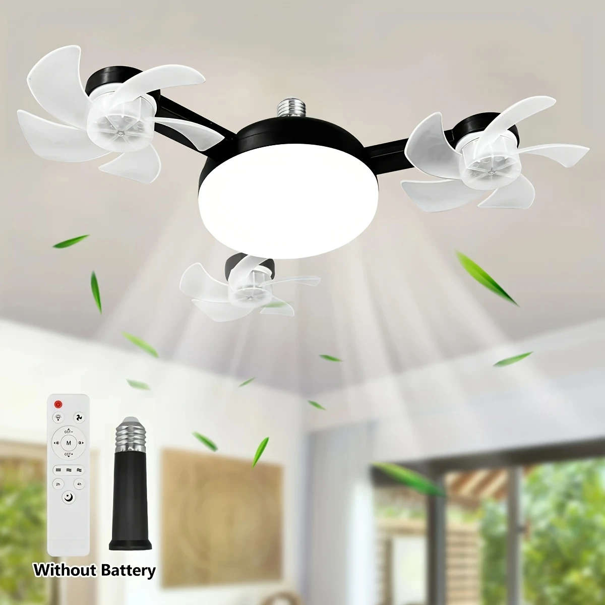 LED Smart Ceiling Fan Light