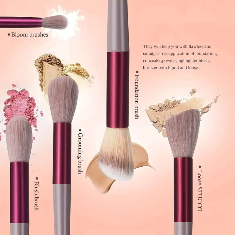 13-Pc Luxurious Soft Makeup Brush Set