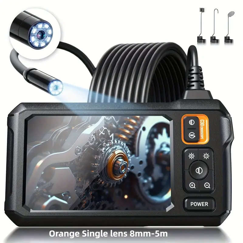 INSKAM 4.3" IPS LCD Screen Industrial 5M Endoscope