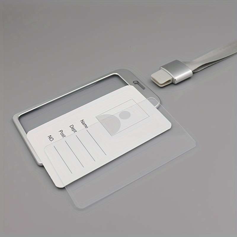 A Vertical Aluminum Card Holder In Golden Color Suitable