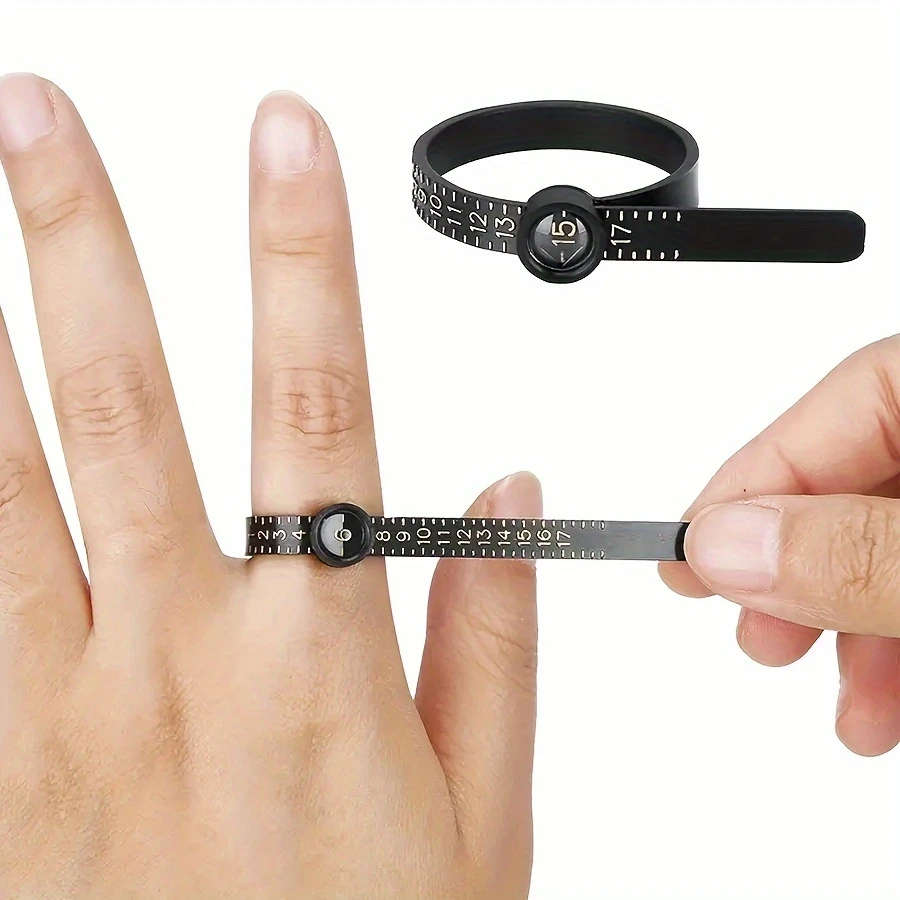 Magnifying Caliper Ring Sizer Pvc Durable Measuring Tool