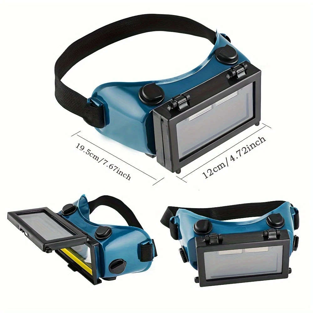 1pc Auto-Darkening Welding with Comfortable Adjustable Eye Mask for Safe Welding Grinding