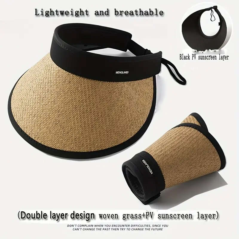 Foldable Sun Hat Beige