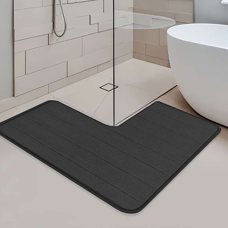 1Pc Grey 80x80cm 31.49x31.49inch Floor Mat