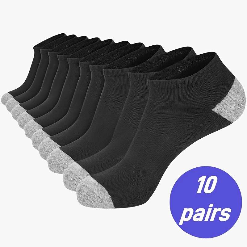 10 Pairs Of Gray One Size High Elastic Socks