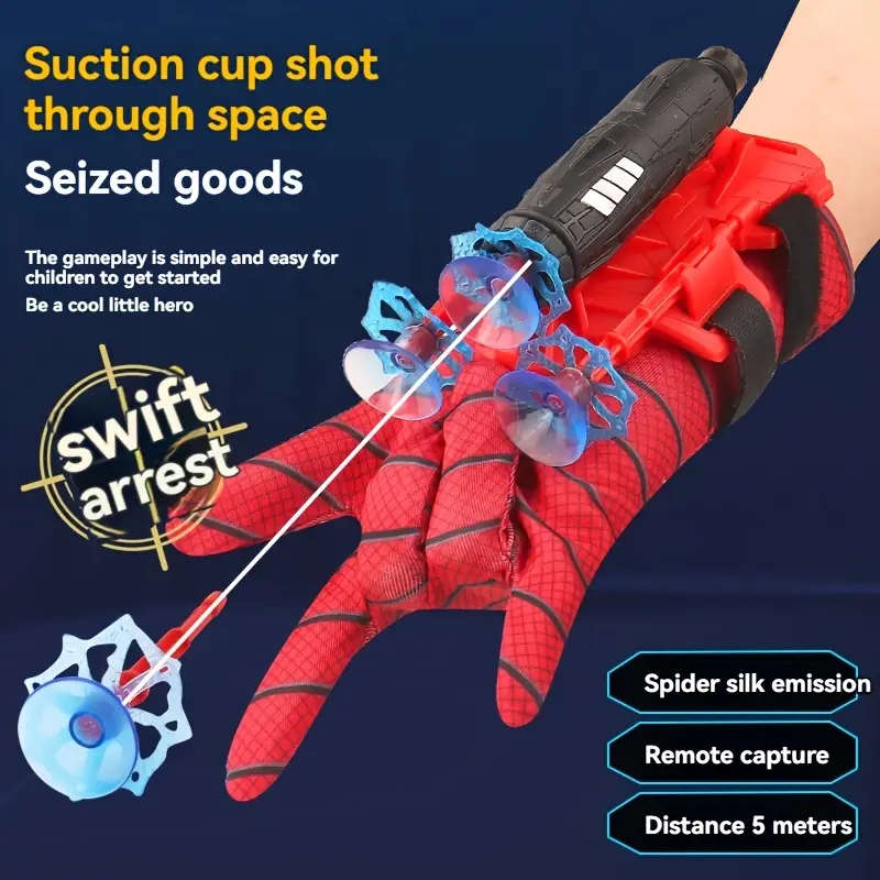 Spider Web Shooting Launcher Glove Set Children's toys