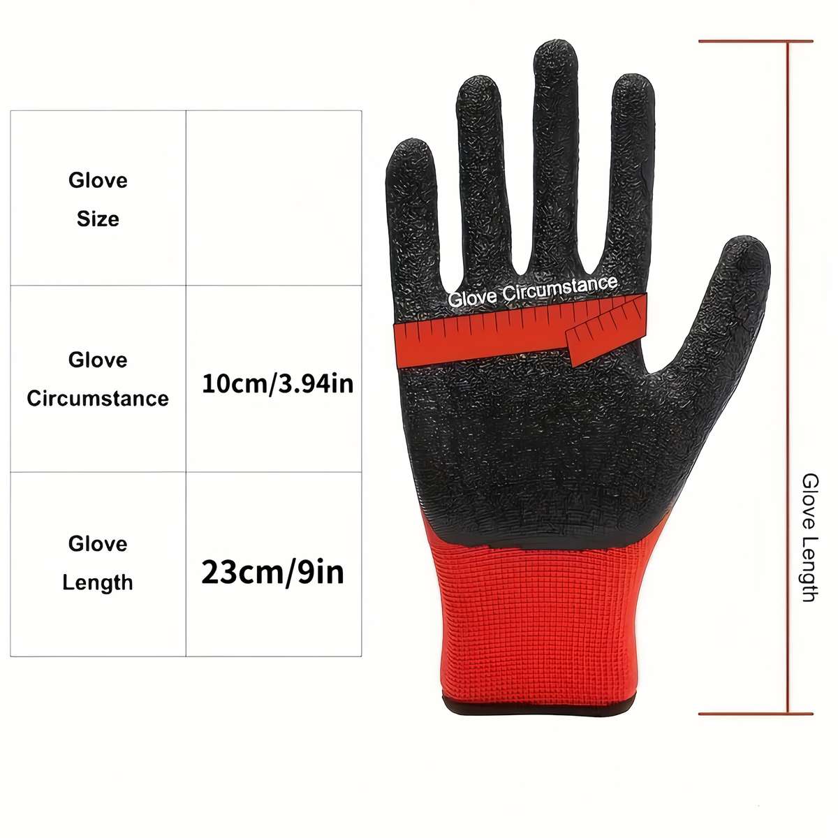 8 Pairs Multi Purpose Work Gloves
