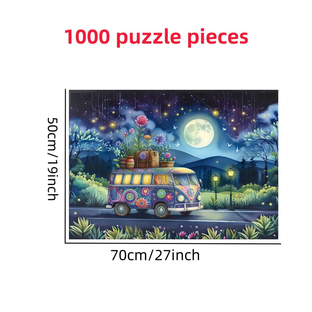 1000 Piece Paper Jigsaw Puzzle For Adults