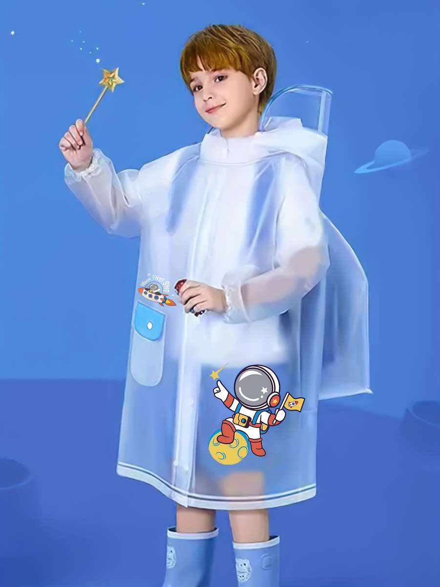 Raincoat Sky Blue Size M