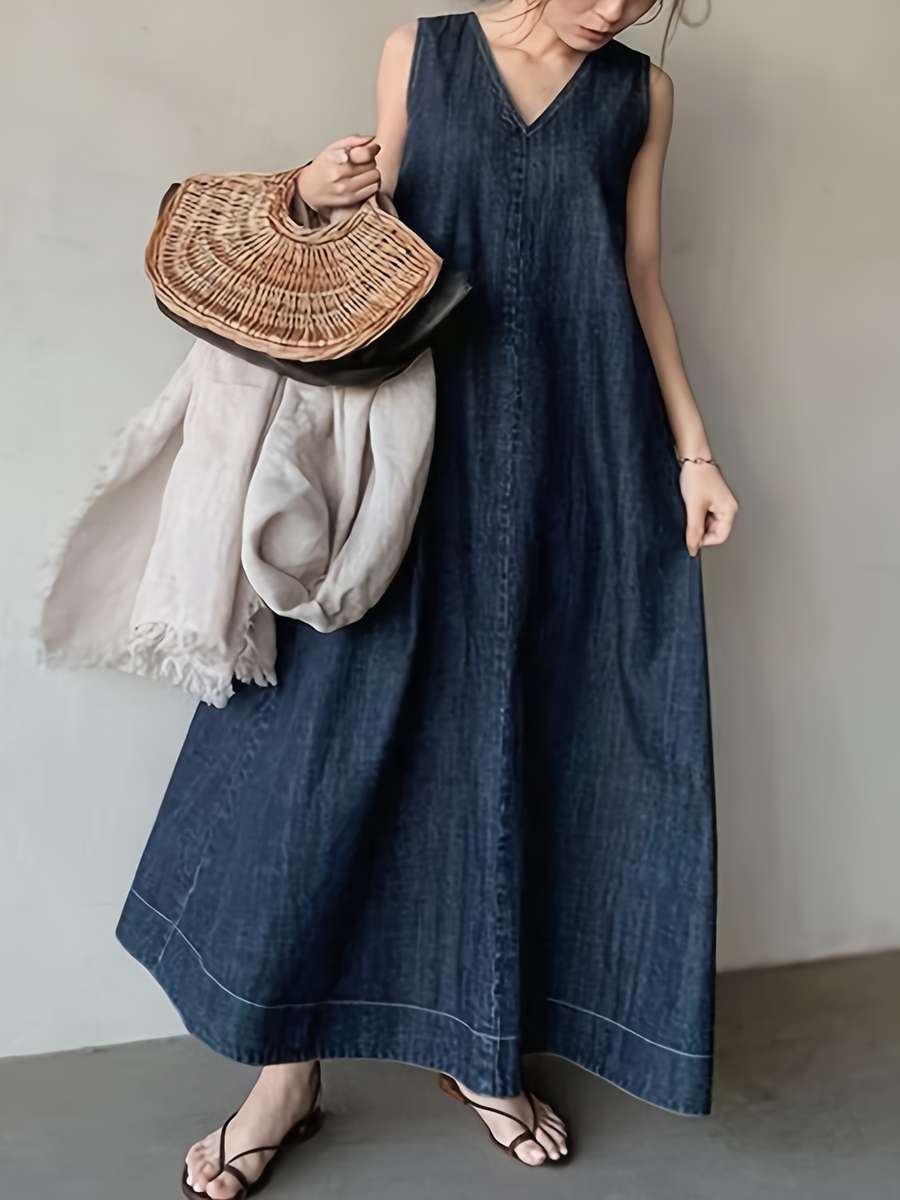 Women S Dress Color Dark Blue Size 5Xl