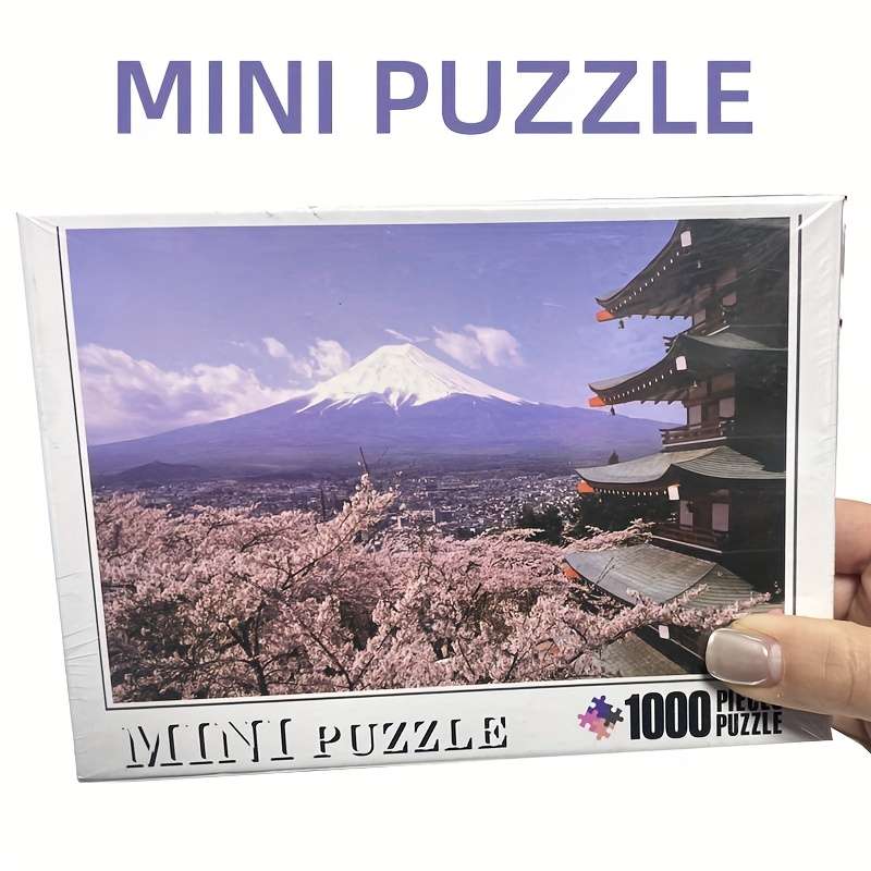 1000pcs Fuji Mountain Landscape Jigsaw Puzzle for Adults Mini 70.1cm x 50.04cm Pape