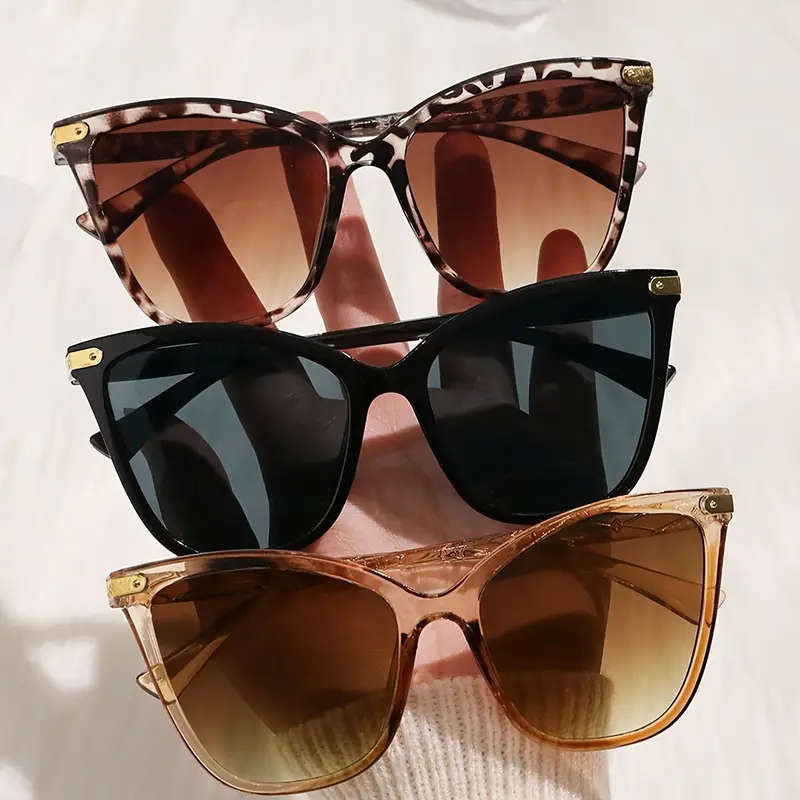 3pcs Women Cat Eye Sunglasses Classic Boho