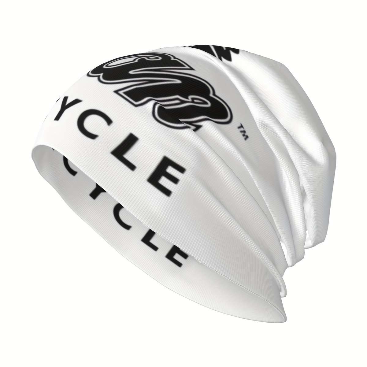 1pc Indian Motorcycles Beanie Hat Soft Thin Polyester Blend Funky Style Bonnet Cap with Log