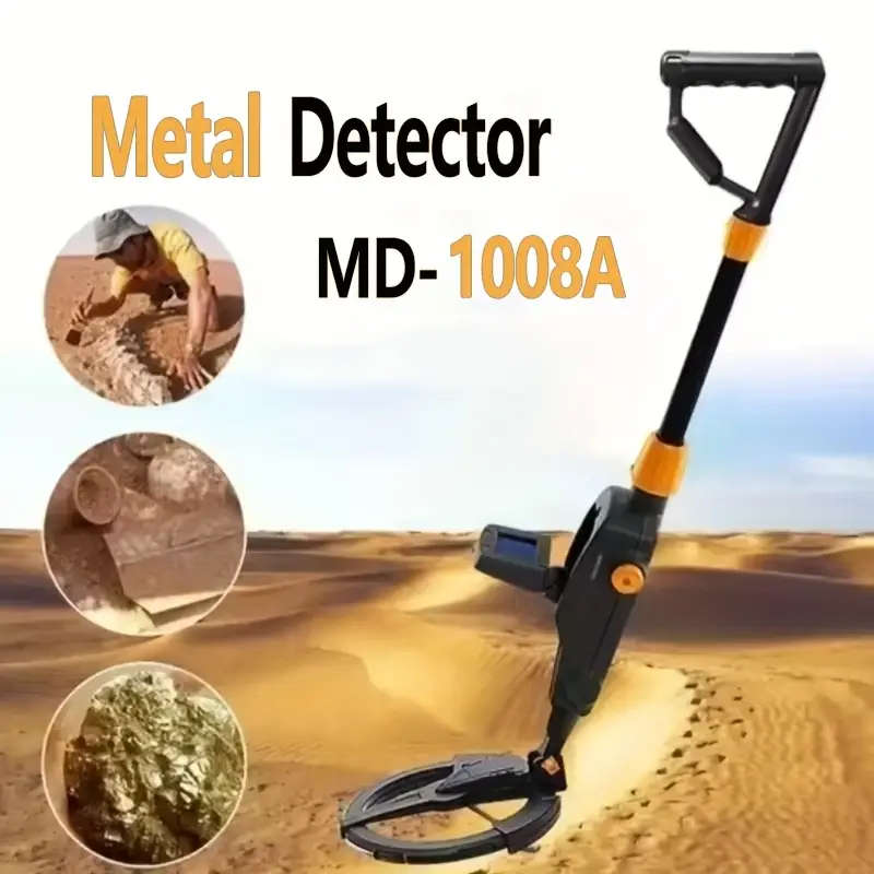 Adjustable Sensitivity Metal Detector with LCD Display