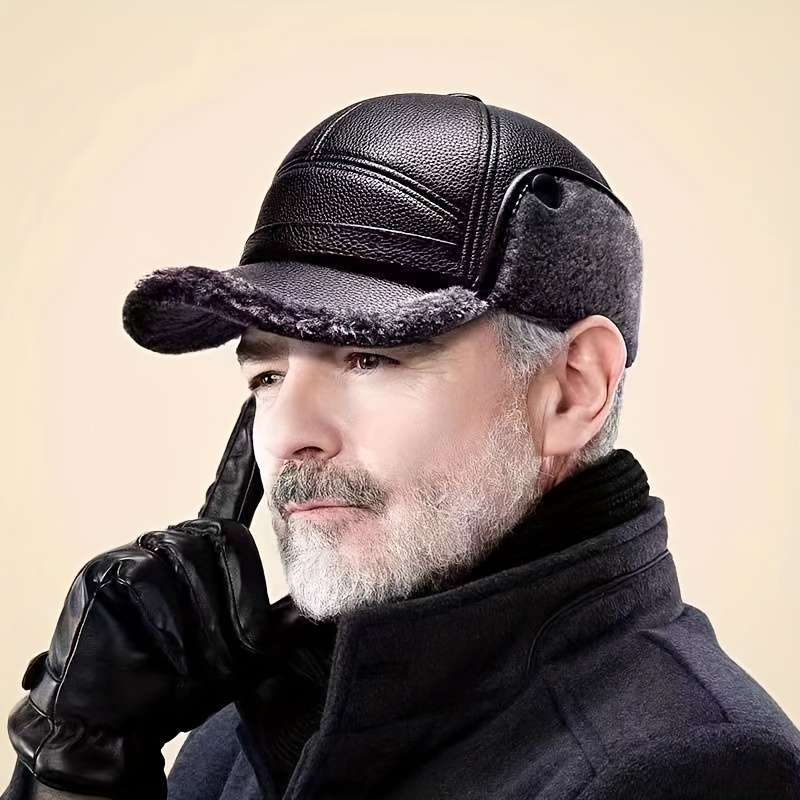 Hat Black Gray Hair
