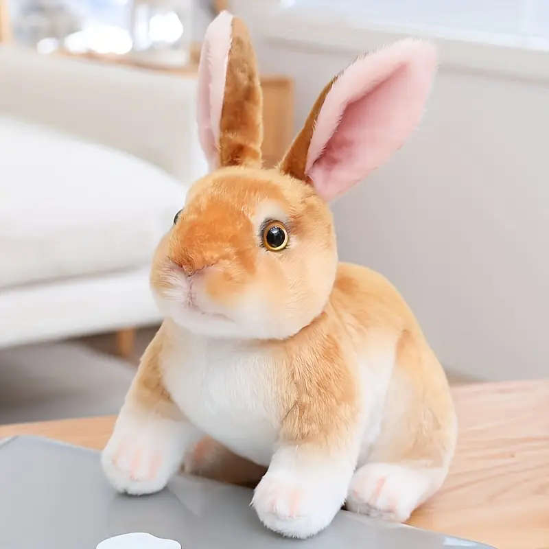 Cute Rabbit Plush Toy Brown