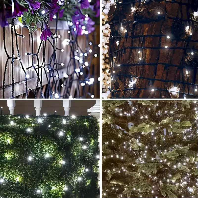Two Strings Of Outdoor Lights White