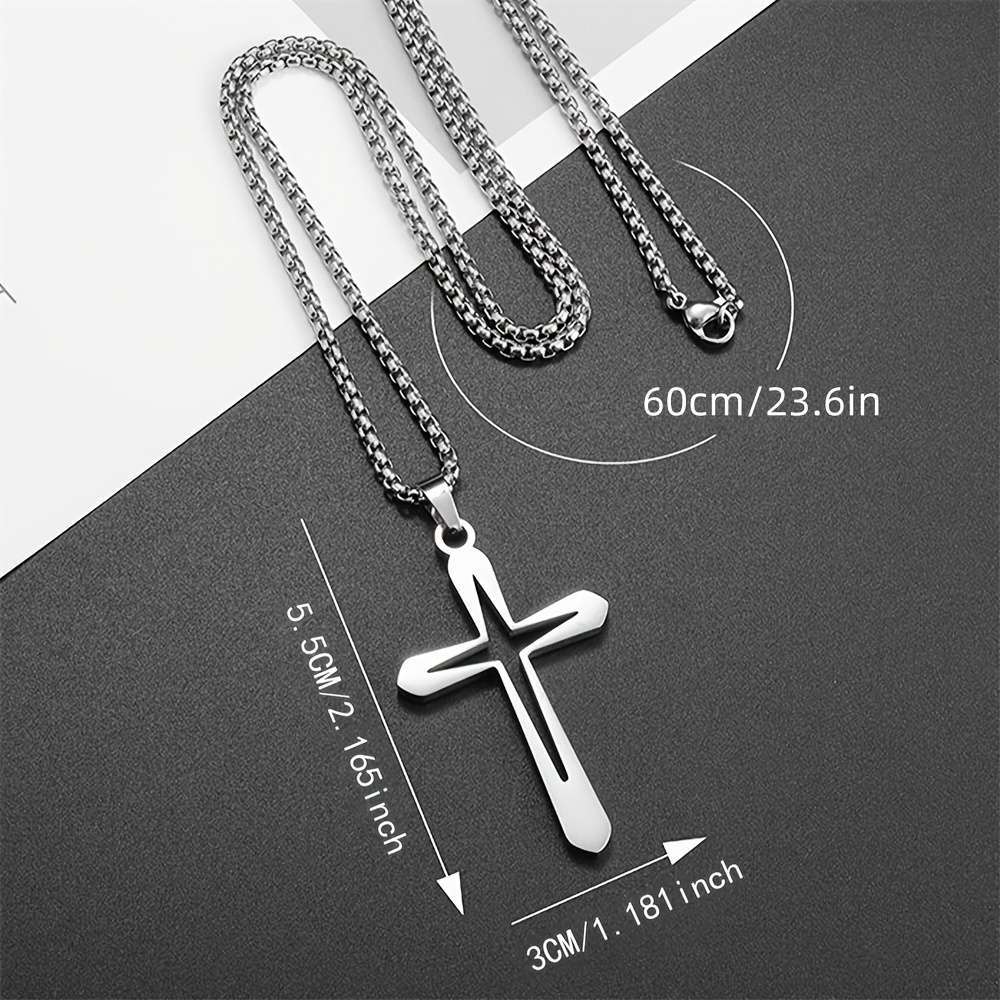 1 Piece Silvery Jesus Theme Pendant
