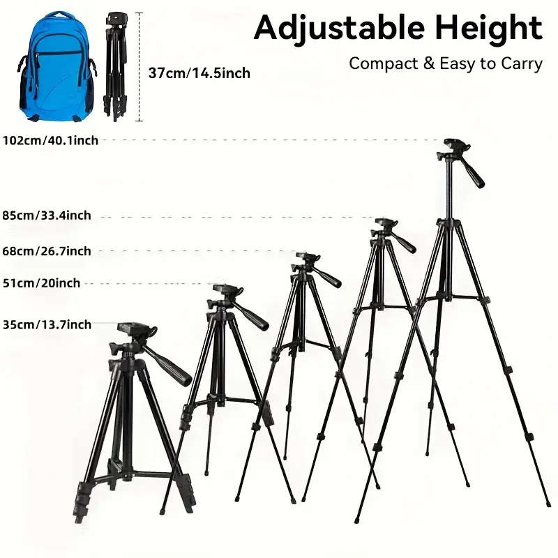Aluminum Adjustable Tripod