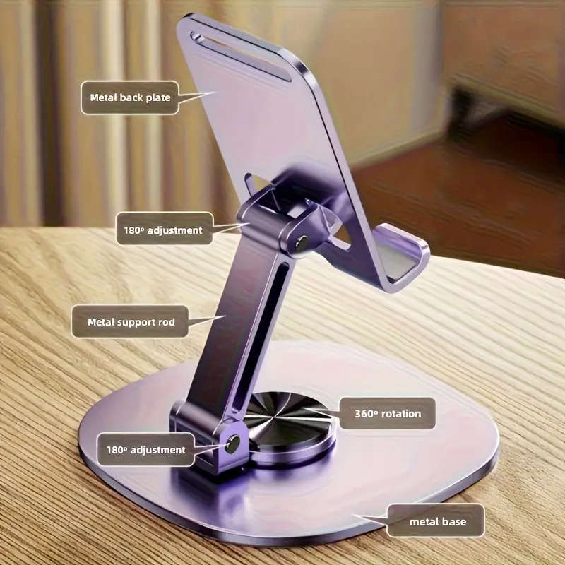 360° Rotating Aluminum Alloy Phone Stand