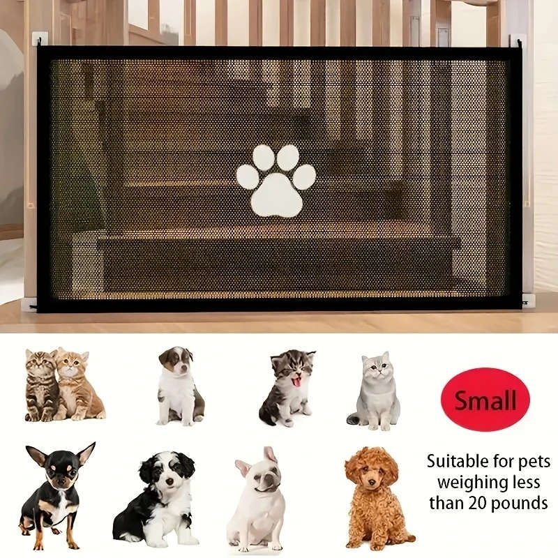 1 Set Easy-Install No-Drill Pet Gate