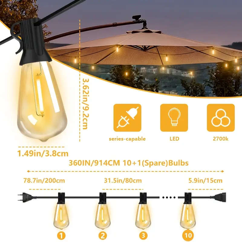 LED Bulbs 9.1m