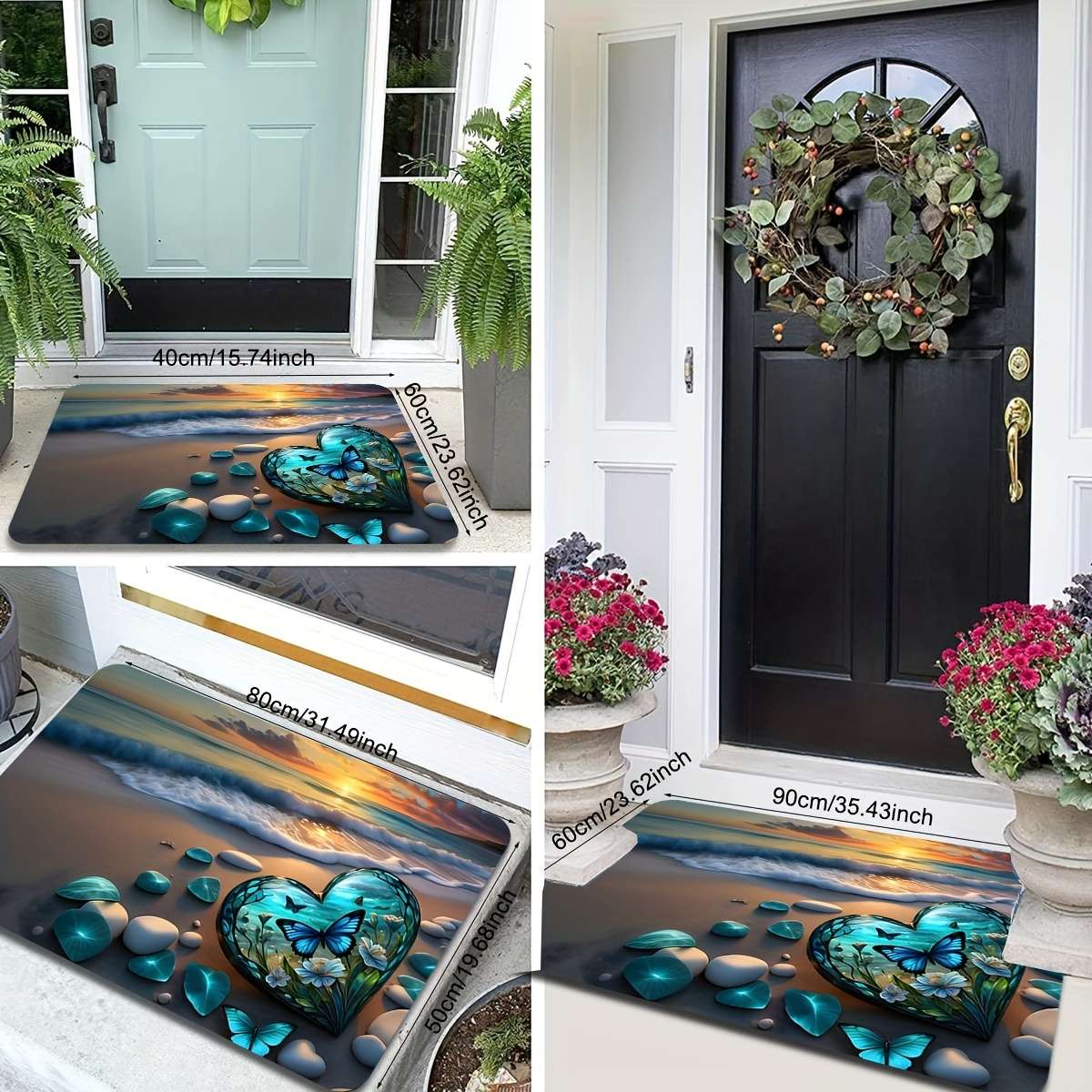 1Pc 31.5x47inch 80x120cm Floor Mat