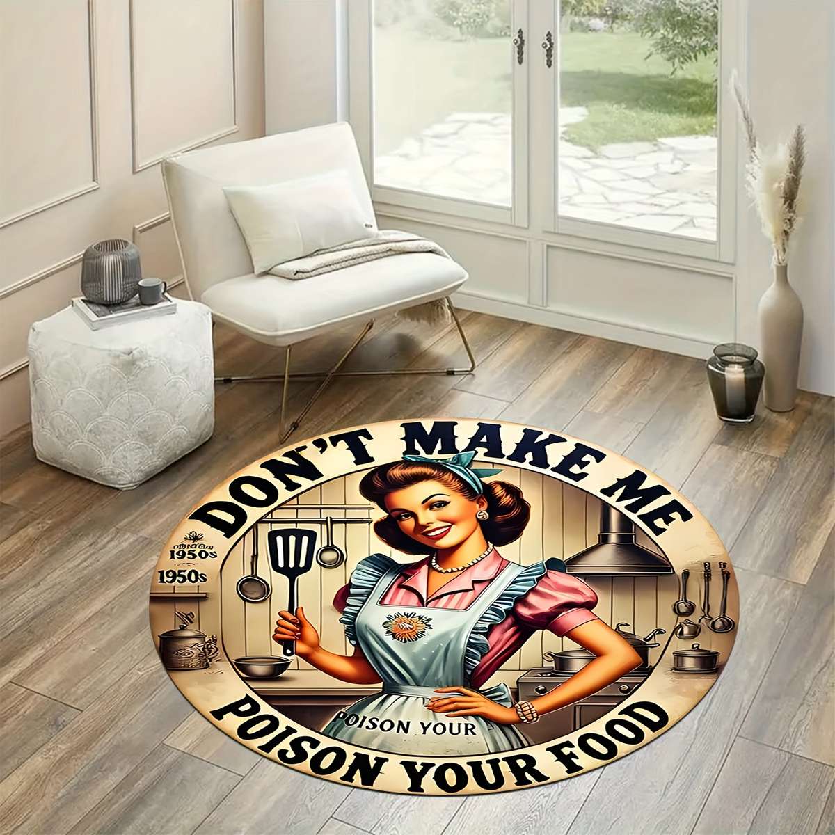 Round 31.5x31.5inch 80x80cm Floor Mat