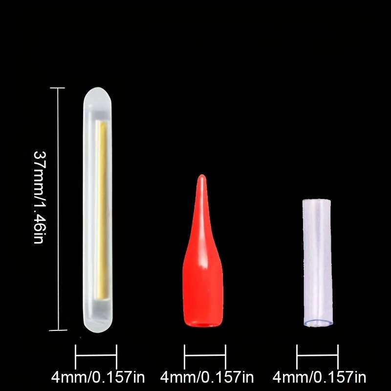 60pcs Luminous Fishing Float Set-Improves Night Visibility and Capture Rate Durable PE Material Fish