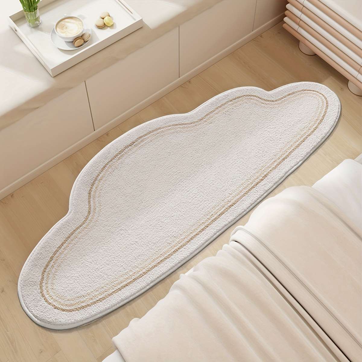 Big White Cloud 15.7x47.2inch 40x120cm Floor Mat