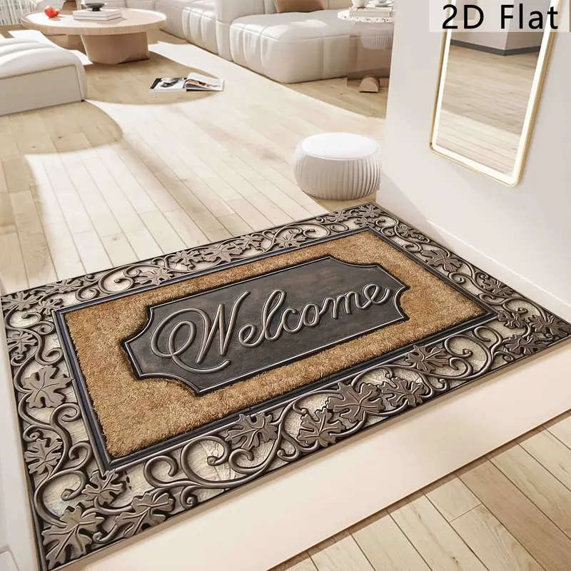 2D Flat Anti-Slip Floor Mat 40*60cm