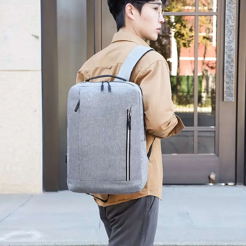 3pcs Set Stylish Nylon Travel Backpack with Adjustable Straps Large Capacity