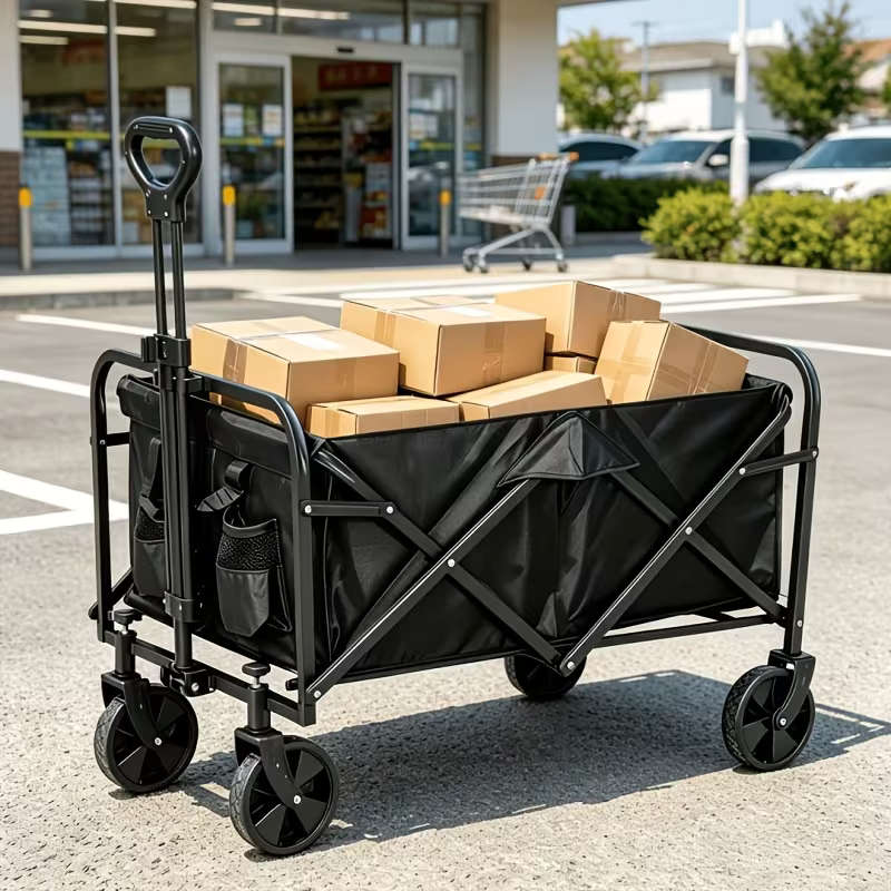 Heavy-Duty Multi-Functional Folding Trolley - Large