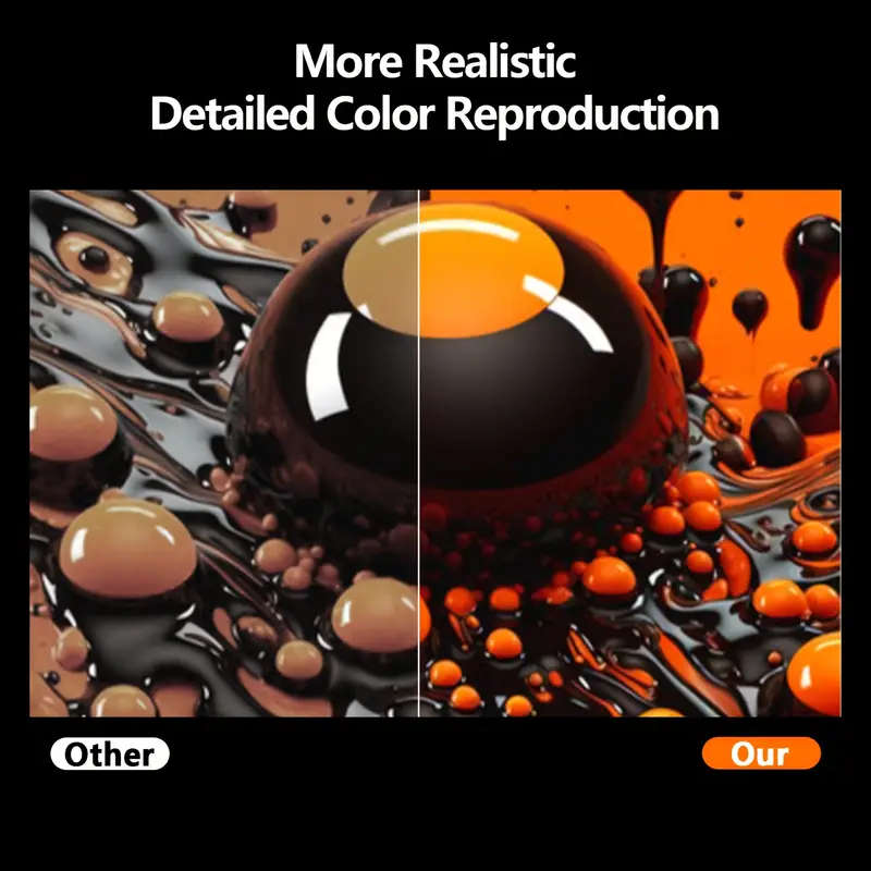 Compact Mini Projector with 180° Adjustable Projection