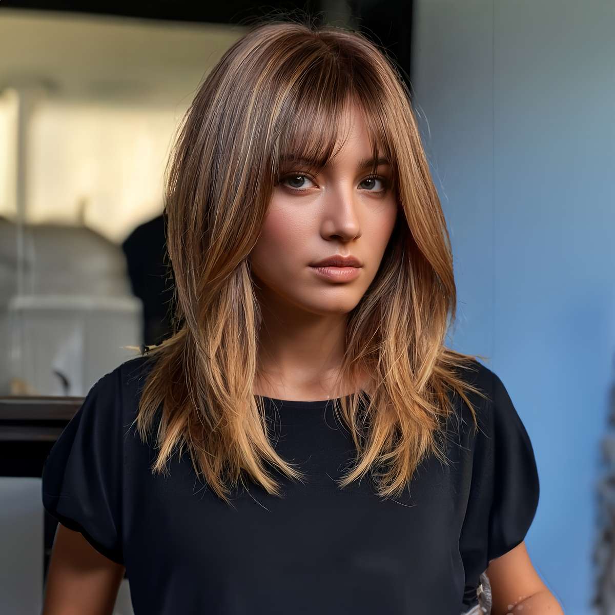 Brown 50.8cm Fashion Design Wig