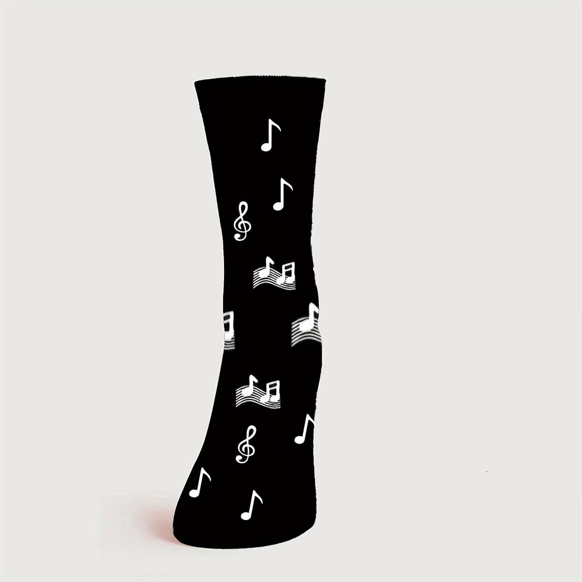 1 Pair Photo Color One Size Socks