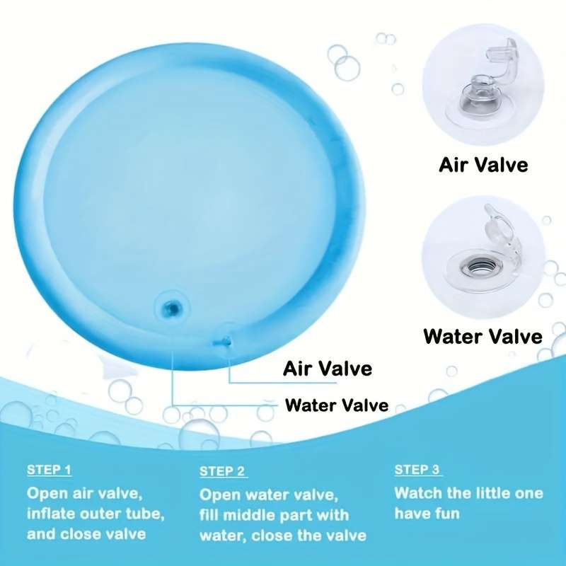 Blue Round Dolphin Cooling Pad