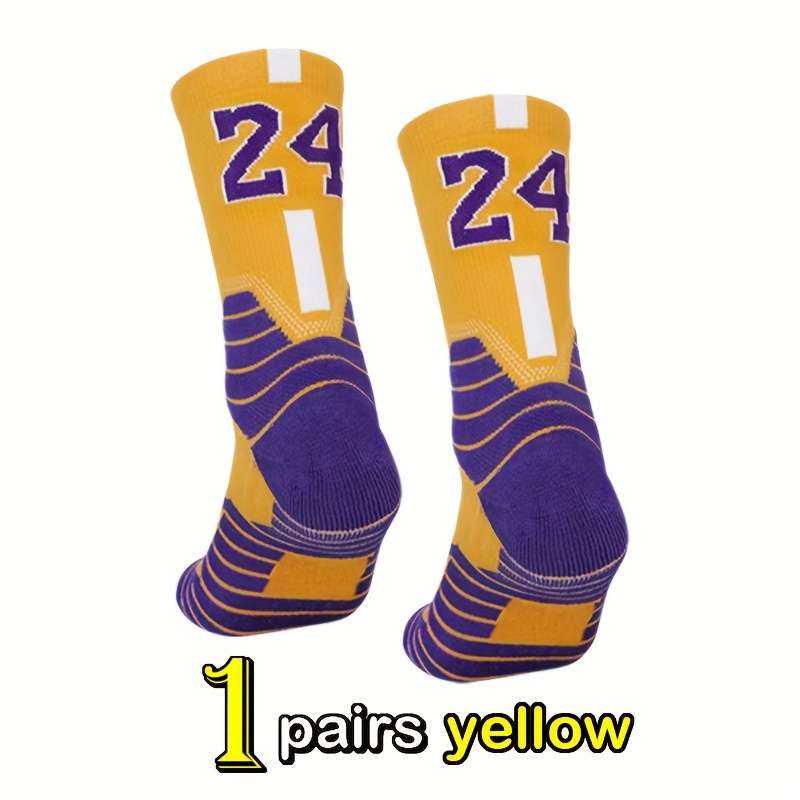 1 Pair Purple One Size Socks