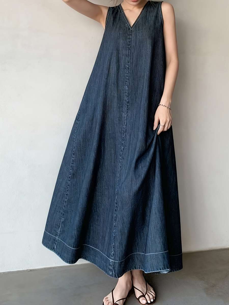 Women S Dress Color Dark Blue Size 5Xl