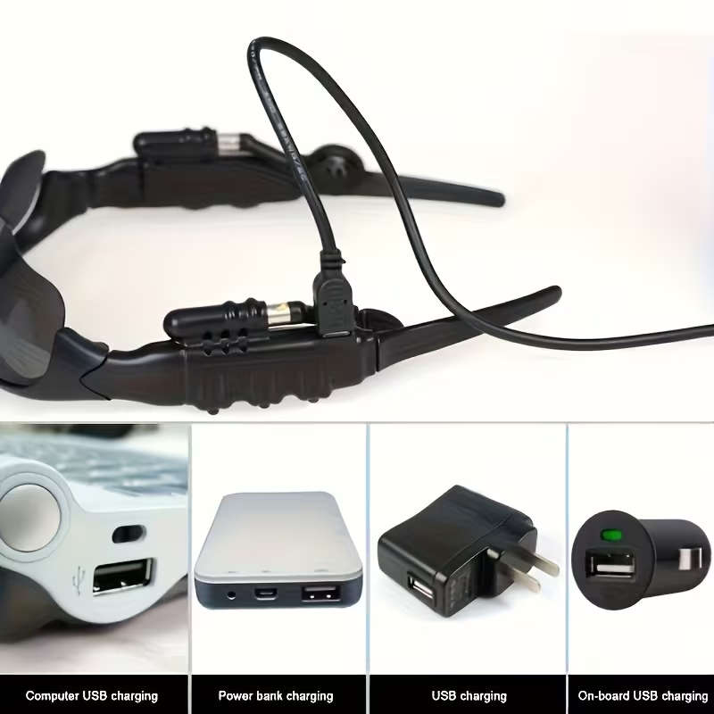 Headphones Glasses Wireless Headset With Microphone