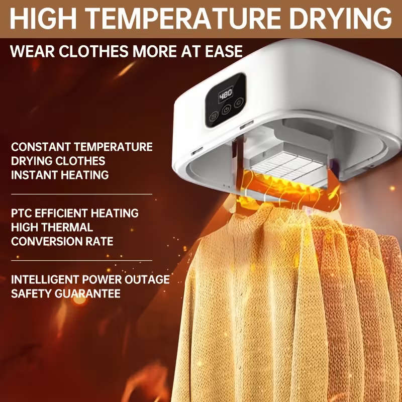 Portable Electric Dryer with Timer Function
