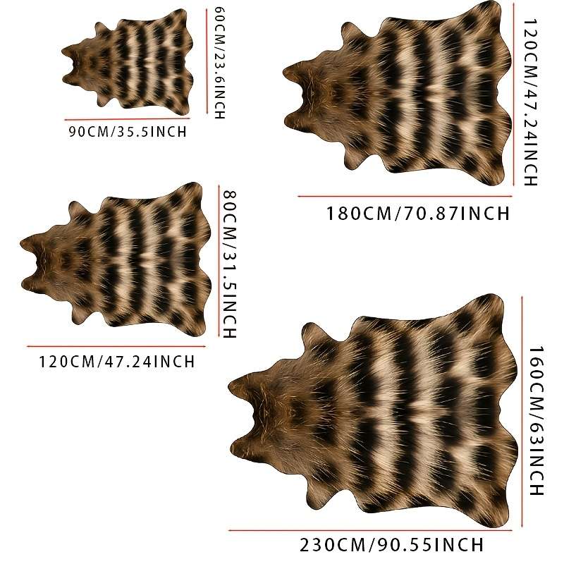 1Pc 120x180cm 47.24x70.87inch Floor Mat