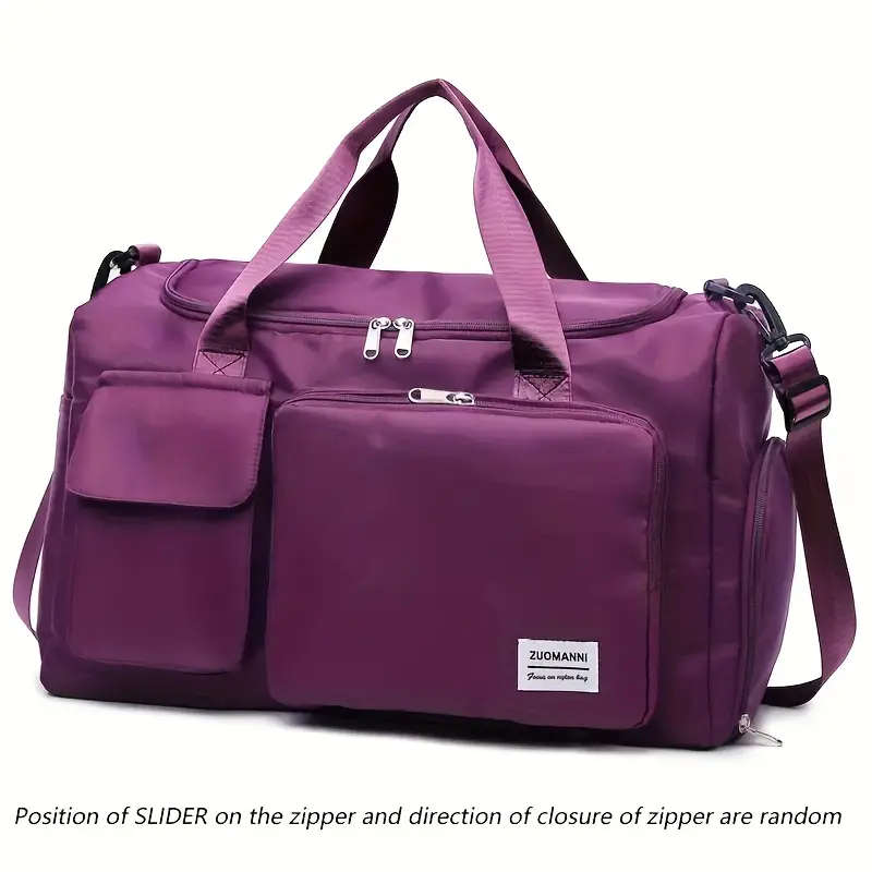 Unisex Large Capacity Nylon Travel Gym Tote