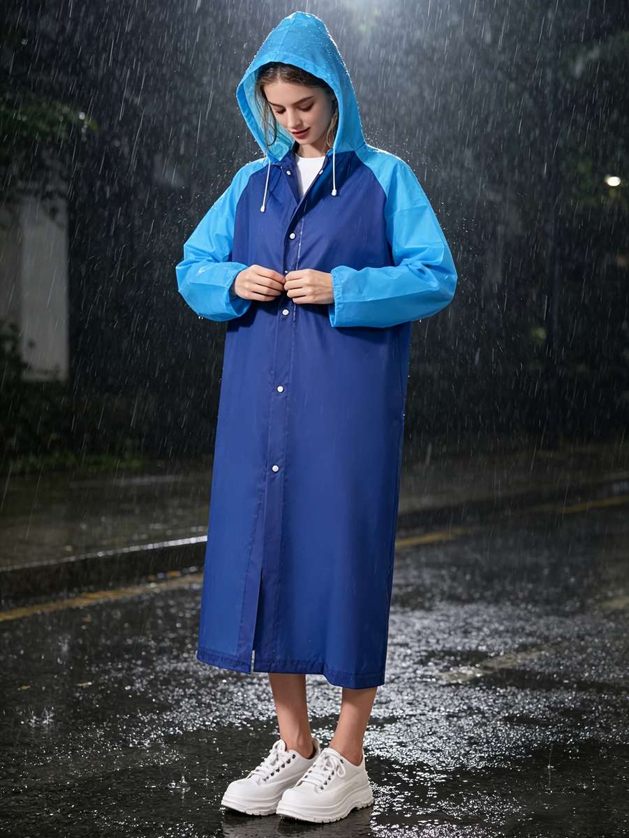 Raincoat Blue Size Asian Onesize