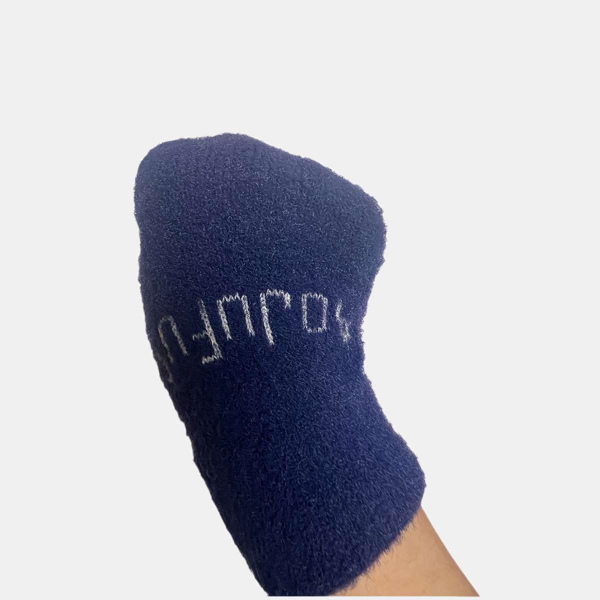 1 Pair Navy Blue Color Warm Gloves