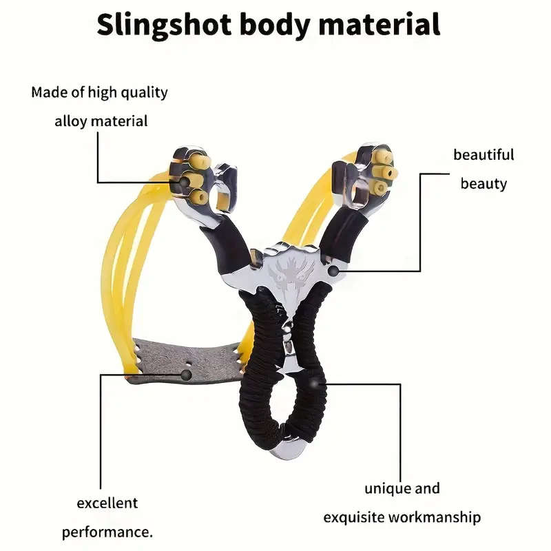 High-Power Aluminum Alloy Slingshot
