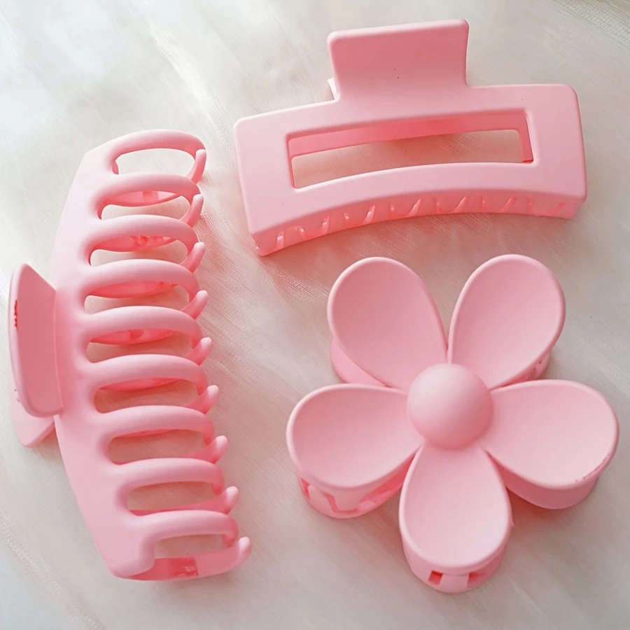 16pcs Set Polyester Soft Headband Large Multi-Color Matte Grip Clip Elastic with Butterfly Bow Unsce