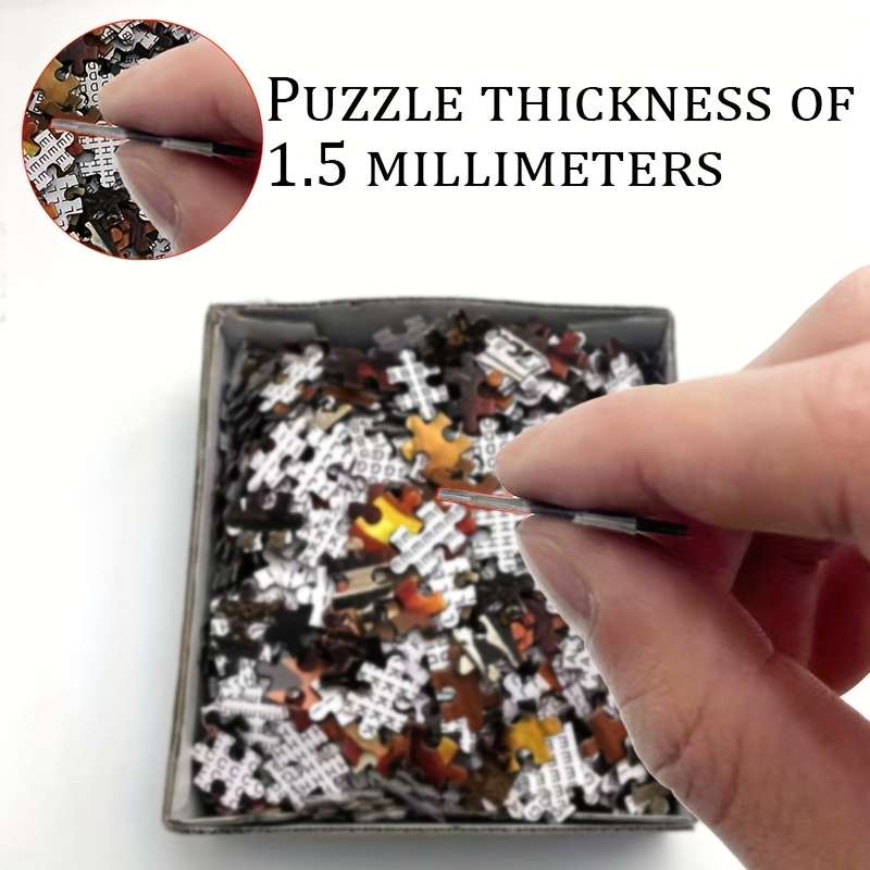 1000pcs Romantic Swans Puzzle 66.04x66.04cm White Card Multicolor Stress-Relievi